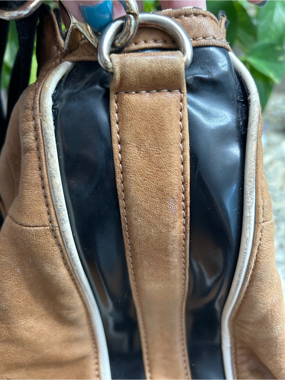 L.A.M.B Genuine Leather Brown Shoulder Bag - Picture 11 of 14